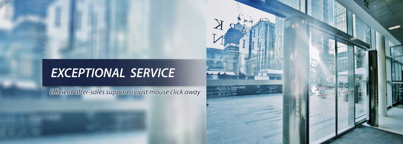 Space Autodoor - Exceptional Service: Efficient after-sale support is just mouse click away.